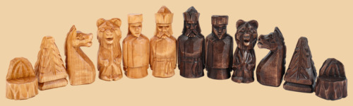 Шахматные фигуры Пеньки