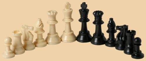 Шахматные фигуры Модерн (средние, без утяжеления)