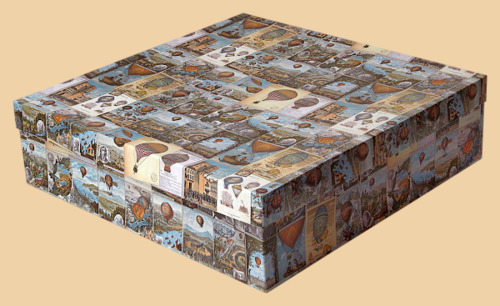 Коробка Воздушный мир (37 на 37 на 10 см)