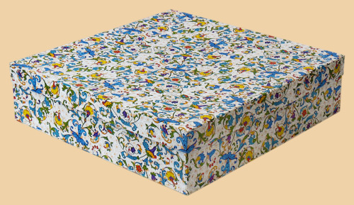 Коробка Цветочная (42 на 42 на 11 см)