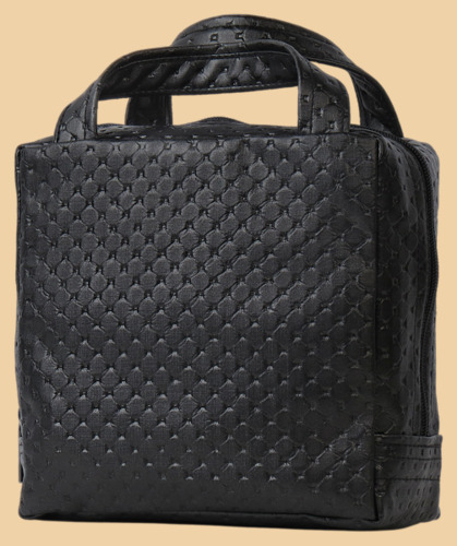 Сумка-чехол с ручками для нард или шахмат Кожаный (18 на 18 на 10 см)