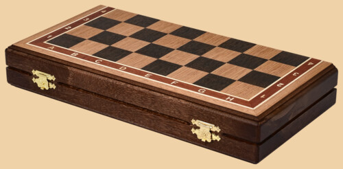 Шахматы Декаданс №2 (венге-дуб, клетка 4 см)
