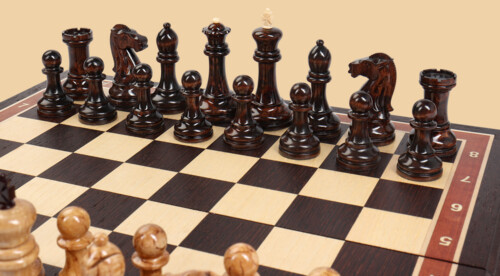 Шахматы Странствие №2 (венге-ясень, клетка 4 см)