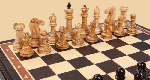 Шахматы Странствие №2 (венге-ясень, клетка 4 см)