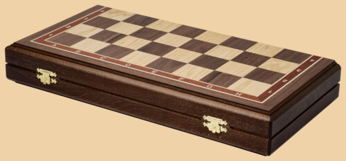 Шахматы Мегаполис (орех-ясень, клетка 5 см)