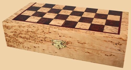 Шахматы Карельская берёза Тревел