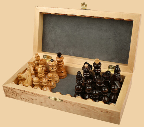 Шахматы Карельская берёза Тревел