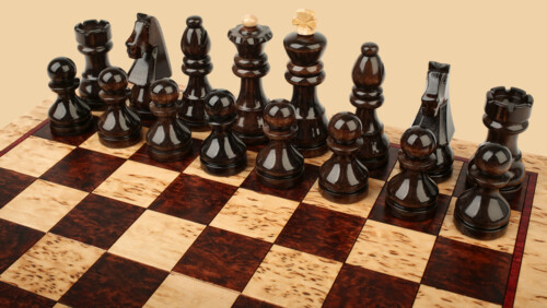 Шахматы Карельская берёза Тревел