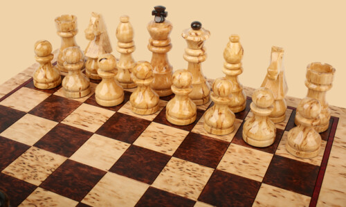 Шахматы Карельская берёза Тревел