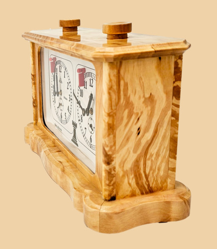 Шахматные часы Ренессанс Aradora (массив капа)