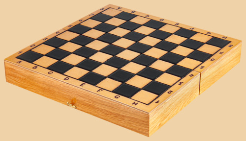 Шахматы Дубовые (малые, классические фигуры, дуб)