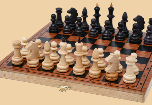 Шахматы Игрок мини из сапели №1