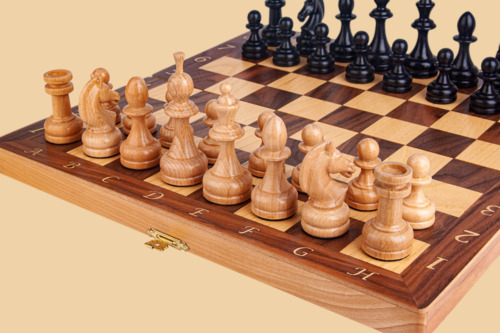 Шахматы Интарсия (орех)