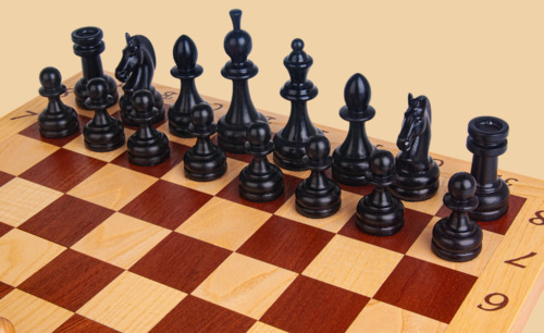 Шахматы Интарсия (махагон)